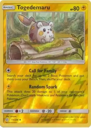 Togedemaru 73/236 Cosmic Eclipse