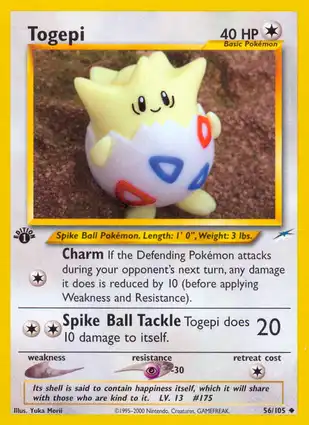 Togepi 56/105 Neo Destiny 1st Edition