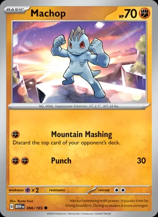 Machop 066/165 Scarlet & Violet 151