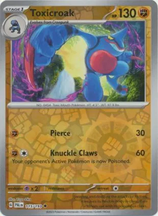 Toxicroak 115/193 Paldea Evolved
