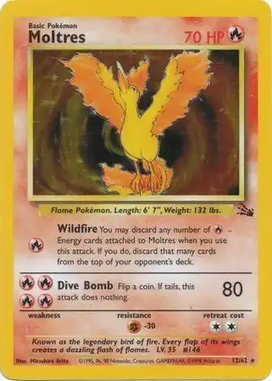 Moltres 12/62 Fossil