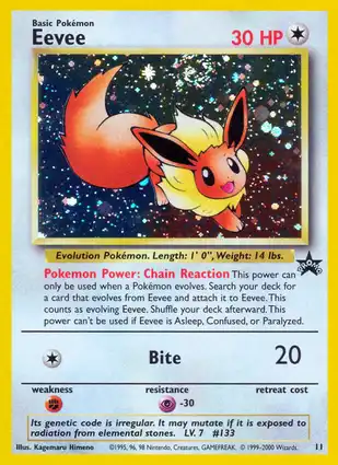 Eevee 11 Wizards of the Coast Promos