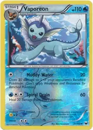 Vaporeon 25/108 Dark Explorers
