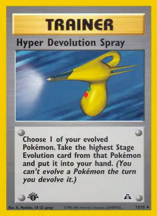 Hyper Devolution Spray 73/75 Neo Discovery 1st Edition