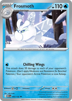 Frosmoth 043/132 Mega Evolution