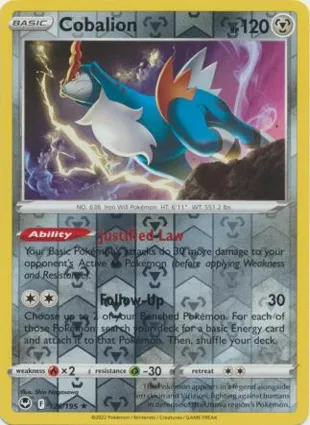 Cobalion 126/195 Silver Tempest