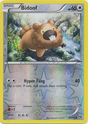 Bidoof 106/146 XY
