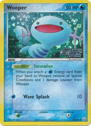 Wooper 81/109 EX Team Rocket Returns