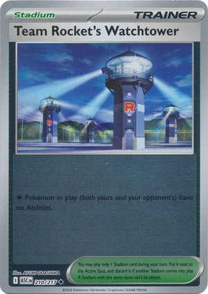 Team Rocket's Watchtower 210/217 Ascended Heroes
