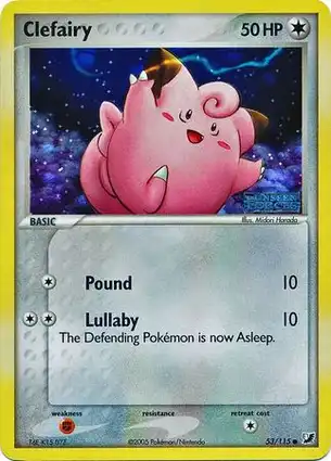 Clefairy 53/115 EX Unseen Forces