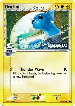 Dratini 66/113 EX Delta Species