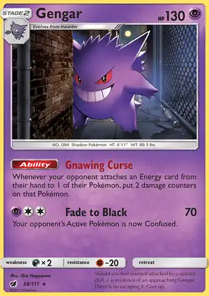 Gengar 38/111 Crimson Invasion