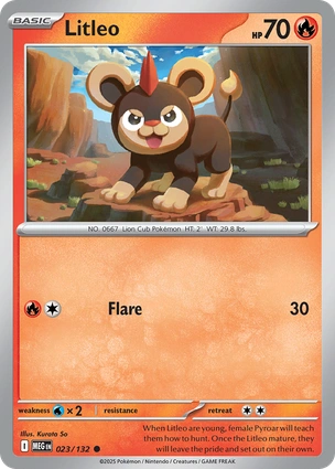 Litleo 023/132 Mega Evolution