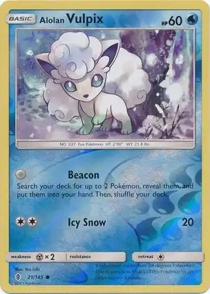 Alolan Vulpix 21/145 Guardians Rising