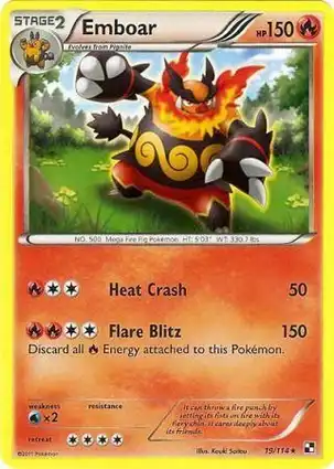 Emboar 19/114 Black & White