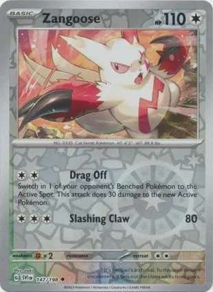 Zangoose 147/198 Scarlet & Violet