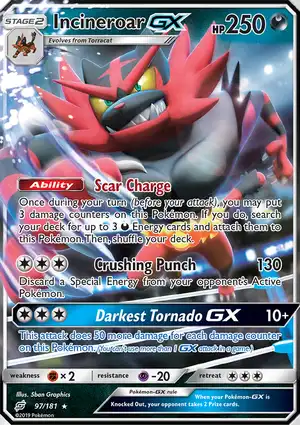 Incineroar-GX 97/181 Team Up