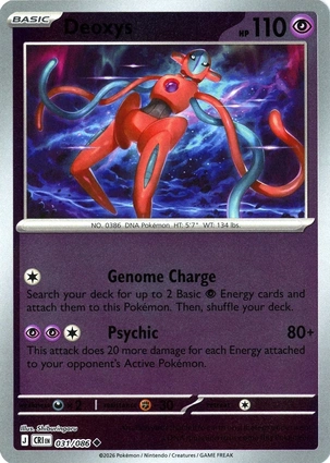 Deoxys 031/086 Chaos Rising