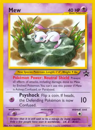 Mew 47 Wizards of the Coast Promos