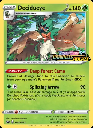 Decidueye SWSH035 Sword & Shield Promos