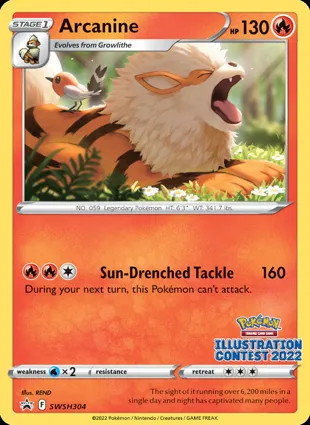 Arcanine SWSH304 Sword & Shield Promos