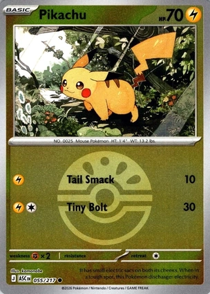 Pikachu 055/217 Ascended Heroes