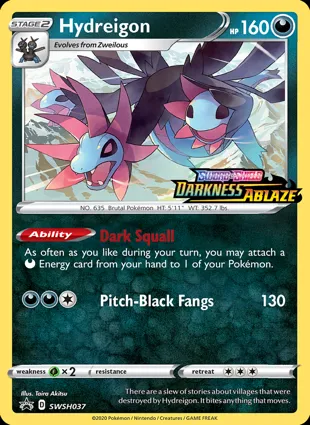 Hydreigon SWSH037 Sword & Shield Promos
