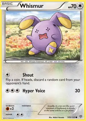 Whismur 105/135 Plasma Storm
