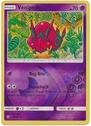 Venipede 56/147 Burning Shadows