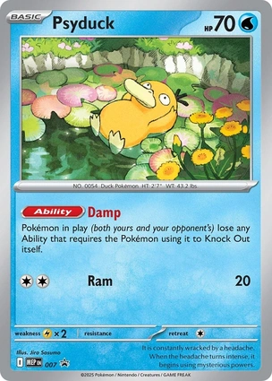 Psyduck 007 Mega Evolution Promos