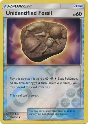 Unidentified Fossil 134/156 Ultra Prism