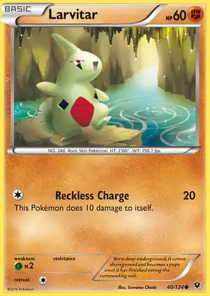 Larvitar 40/124 Fates Collide