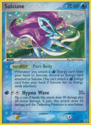 Suicune 030 EX Nintendo Promos