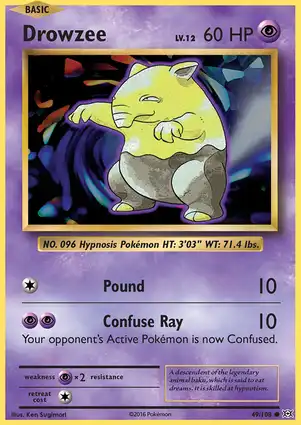 Drowzee 49/108 Evolutions