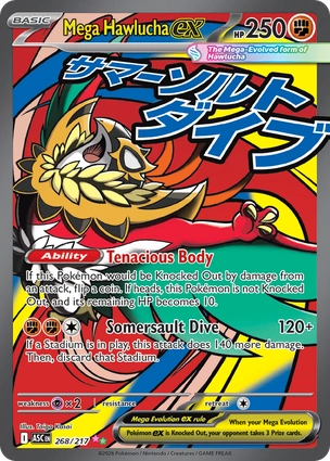 Mega Hawlucha ex 268/217 Ascended Heroes