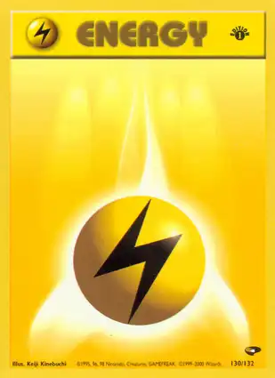 Lightning Energy 130/132 Gym Challenge 1st Edition