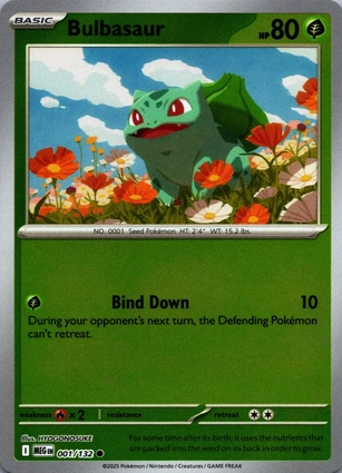 Bulbasaur 001/132 Mega Evolution