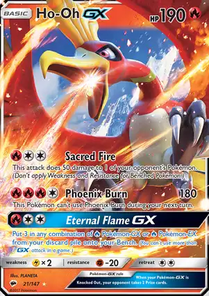 Ho-Oh-GX 21/147 Burning Shadows