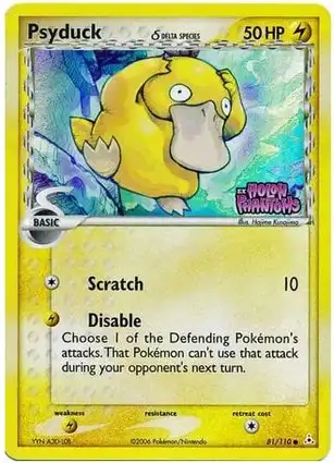 Psyduck 81/110 EX Holon Phantoms