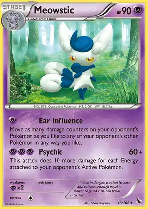 Meowstic 43/106 Flashfire