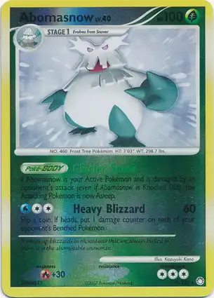Abomasnow 19/123 Mysterious Treasures