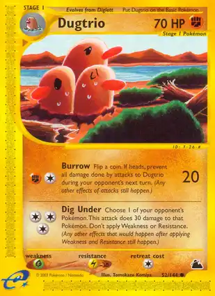 Dugtrio 52/144 Skyridge