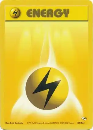 Lightning Energy 130/132 Gym Heroes