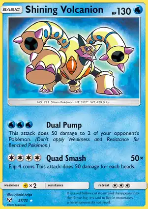 Shining Volcanion 27/73 Shining Legends