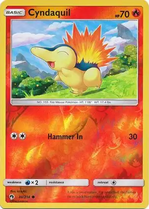 Cyndaquil 40/214 Lost Thunder