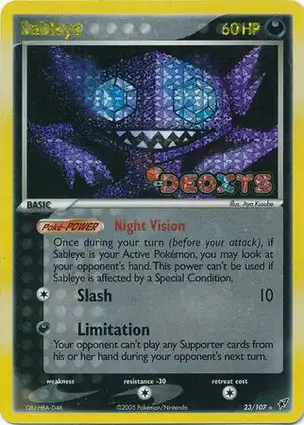 Sableye 23/107 EX Deoxys