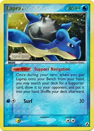 Lapras 8/92 EX Legend Maker