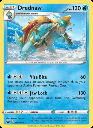 Drednaw SWSH047 Sword & Shield Promos
