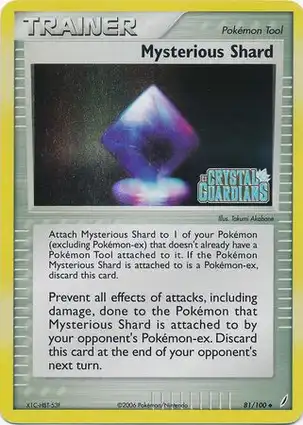 Mysterious Shard 81/100 EX Crystal Guardians