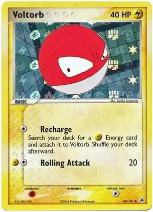 Voltorb 80/101 EX Hidden Legends